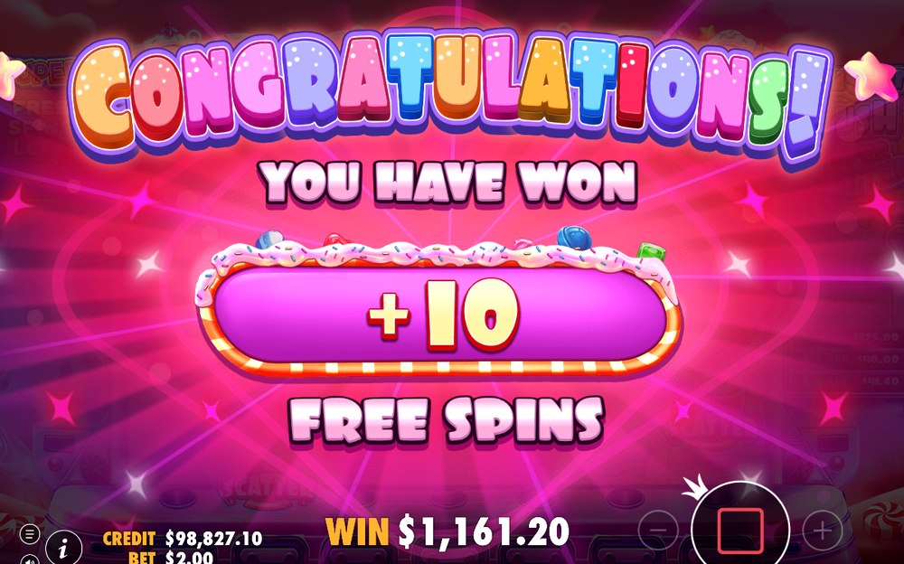 Free Spins round with Multiplier Spots kept across spins