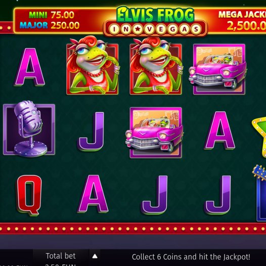 Elvis Frog in Vegas