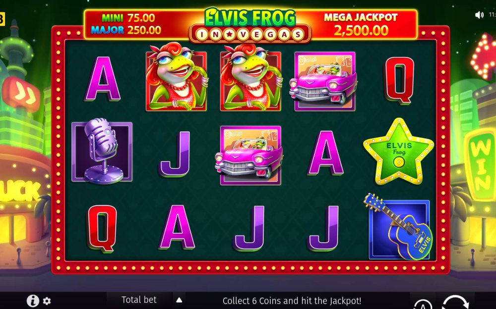 Elvis Frog in Vegas