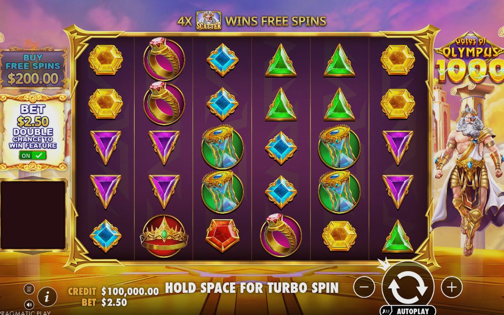 Base Game on the 6x5 grid, Tumble and MULTIPLIER orbs